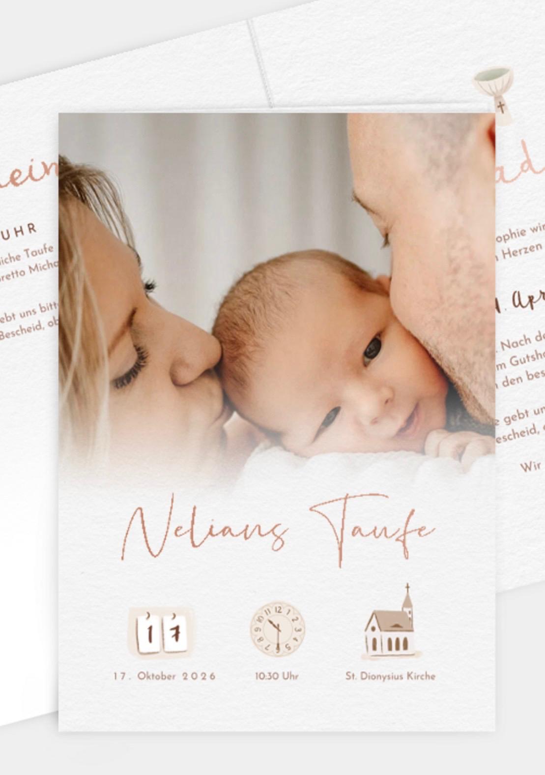 Familienfoto zur Taufe von Nelian